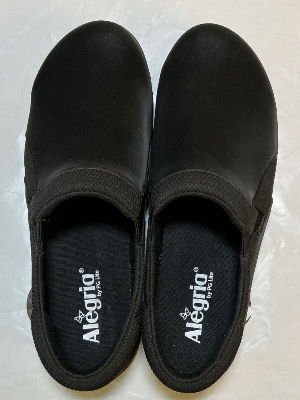 Alegria Duette DUE-601W Black Wide Slip-On Shoes EU 39